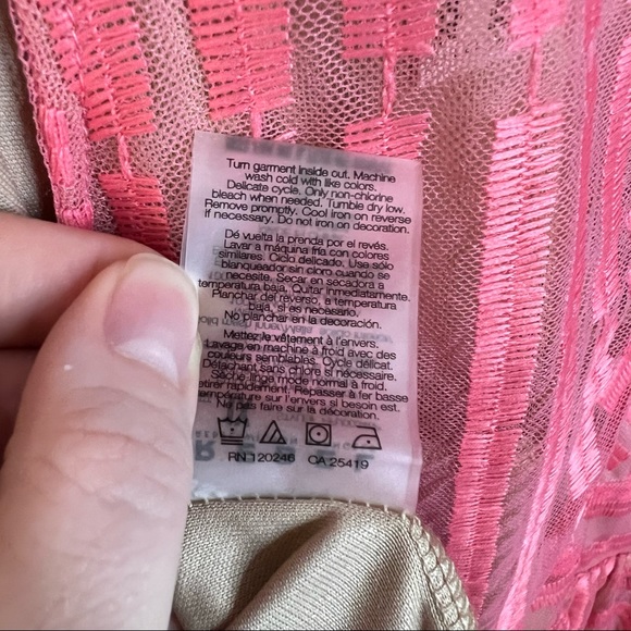 Rebel Wilson x Angels Embroidered Mesh Empire Waist Dress Confetti Size 1X NWT - Picture 12 of 13